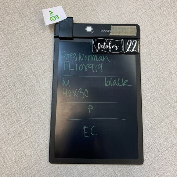 Greg Norman Dress Pant Mens 40x30 VJONE Black Flat Front Stretch Polyester Blend - Picture 8 of 9